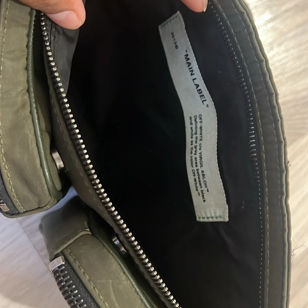 Rare Off-White multi compartment crossbody bag